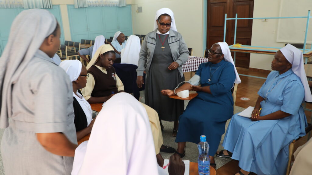 CARE GIVERS DURING A TRAINING